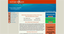 Desktop Screenshot of notaryquest.com