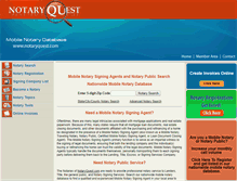 Tablet Screenshot of notaryquest.com
